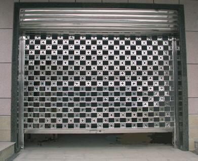 晶宇彩鋼電動卷簾門